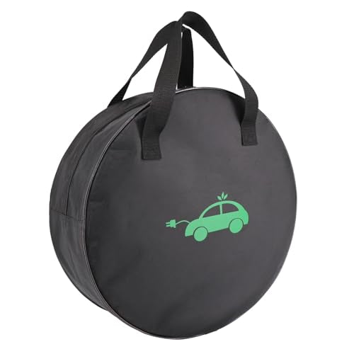 MCEVKELN EV Portable Cable Bag Charging Cable Bag Durable Storage Bag (1680D Nylon) for All kinds of Cables and Car Accessories Electric vehicles Charging Cable Organiser