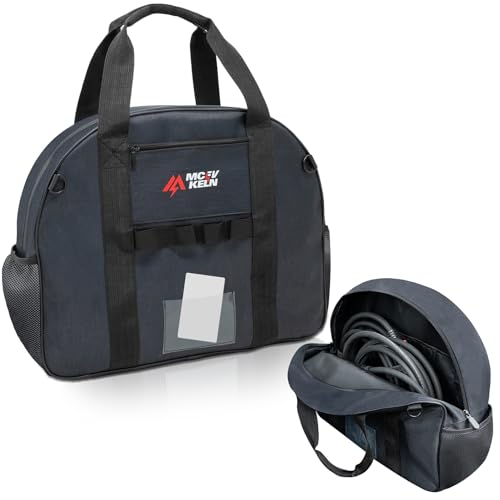 MCEVKELN EV Portable Cable Bag Charging Cable Bag Durable Storage Bag (1680D Nylon) for All kinds of Cables and Car Accessories Electric vehicles Charging Cable Organiser