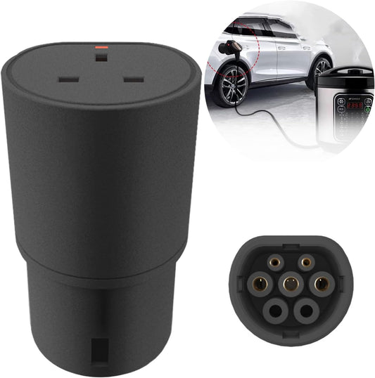 Charging cable adapter 10A 220V EV charging cable adapter power conversion plug 2.5 kW high power, electric vehicles with V2L discharge function for IEC 62196-2 type