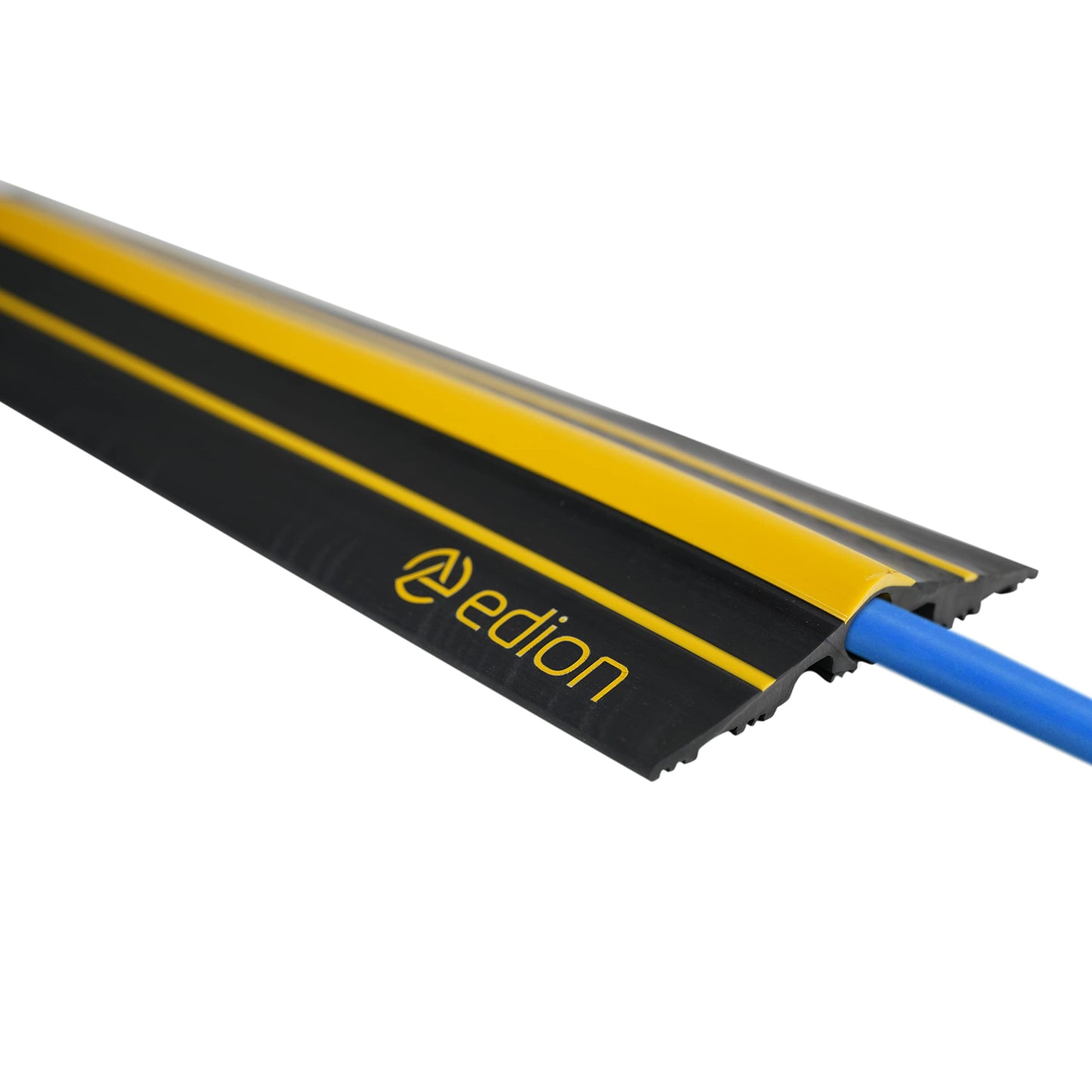 Edion EV Cable Protector 2.5m – Attaches to EV Charging Cable to Prevent Trip Hazards & Protect Cable – Tough EV Cable Pavement Cover for EV Charger – Low Height, Stays Flat, Outdoor Use