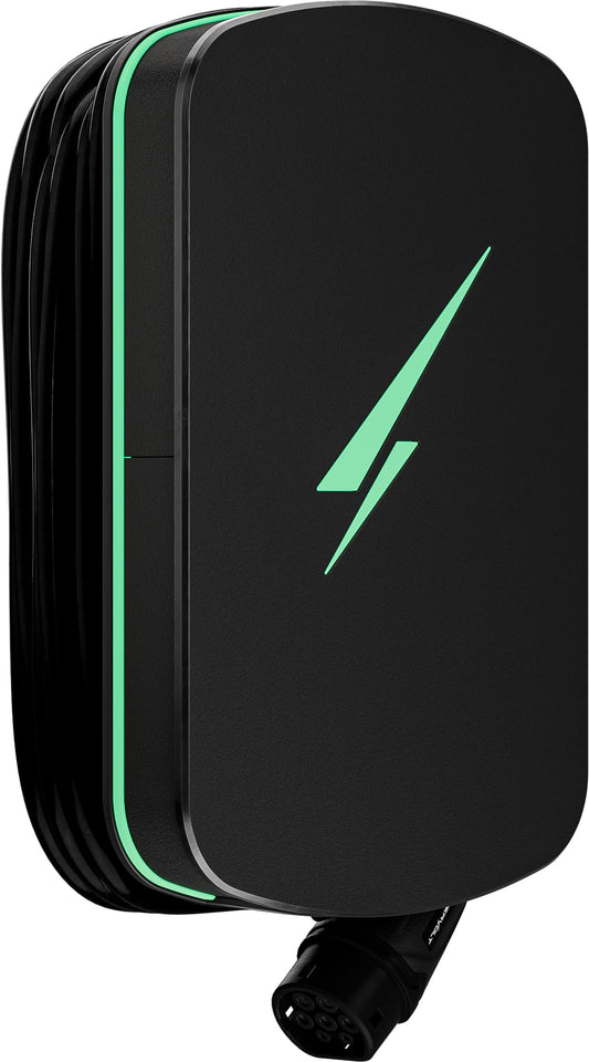 Hypervolt Home 3 Pro | Space Grey 10m | 7kW Smart EV Car Charger | Solar Compatible | Tethered | OVO Charge Anytime Compatible | Works with Octopus