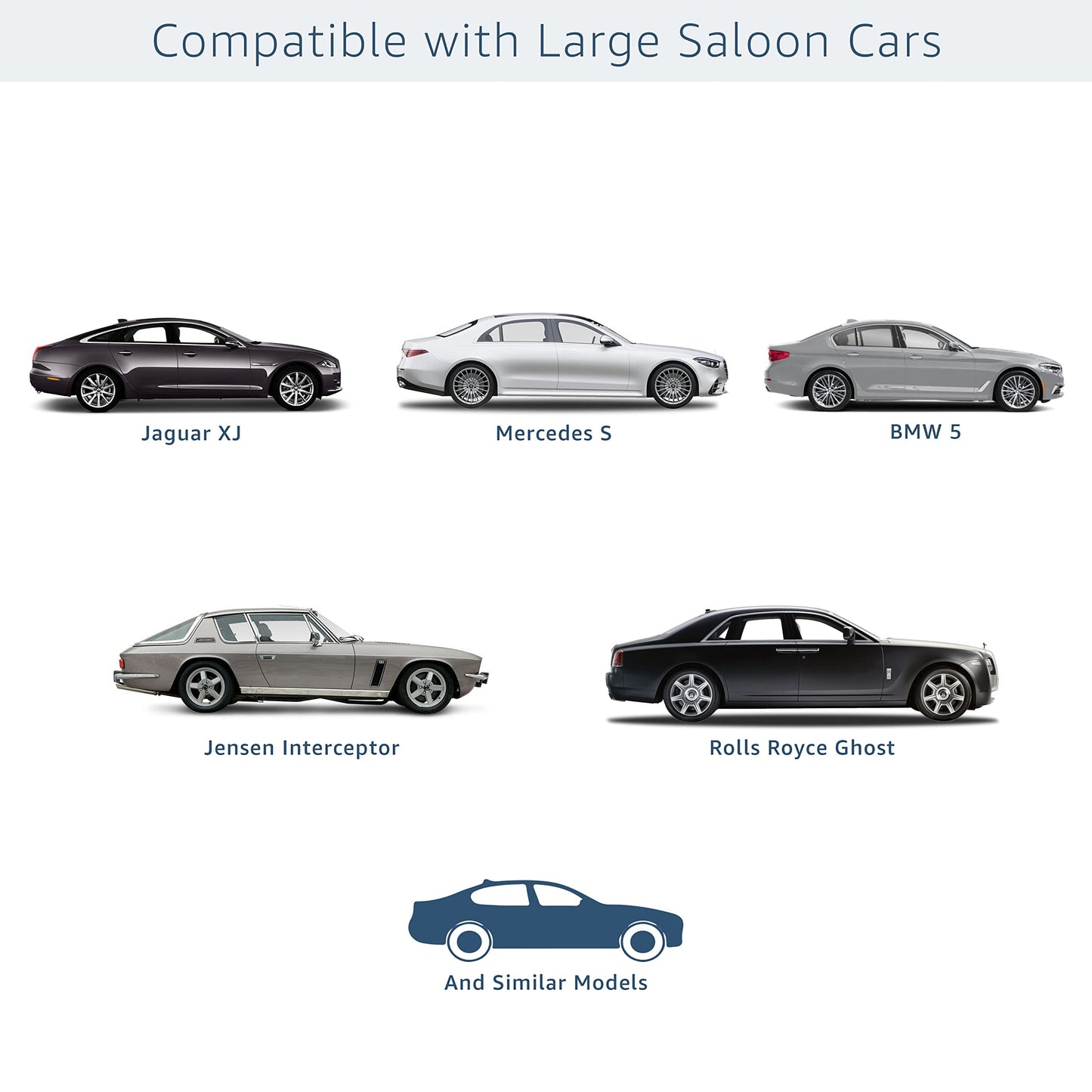 Cosmos - Indoor Car Cover compatible with main Coupé models, Elastic, Breathable and Dustproof Fabric, Soft Lining, Snug Fit, Blue