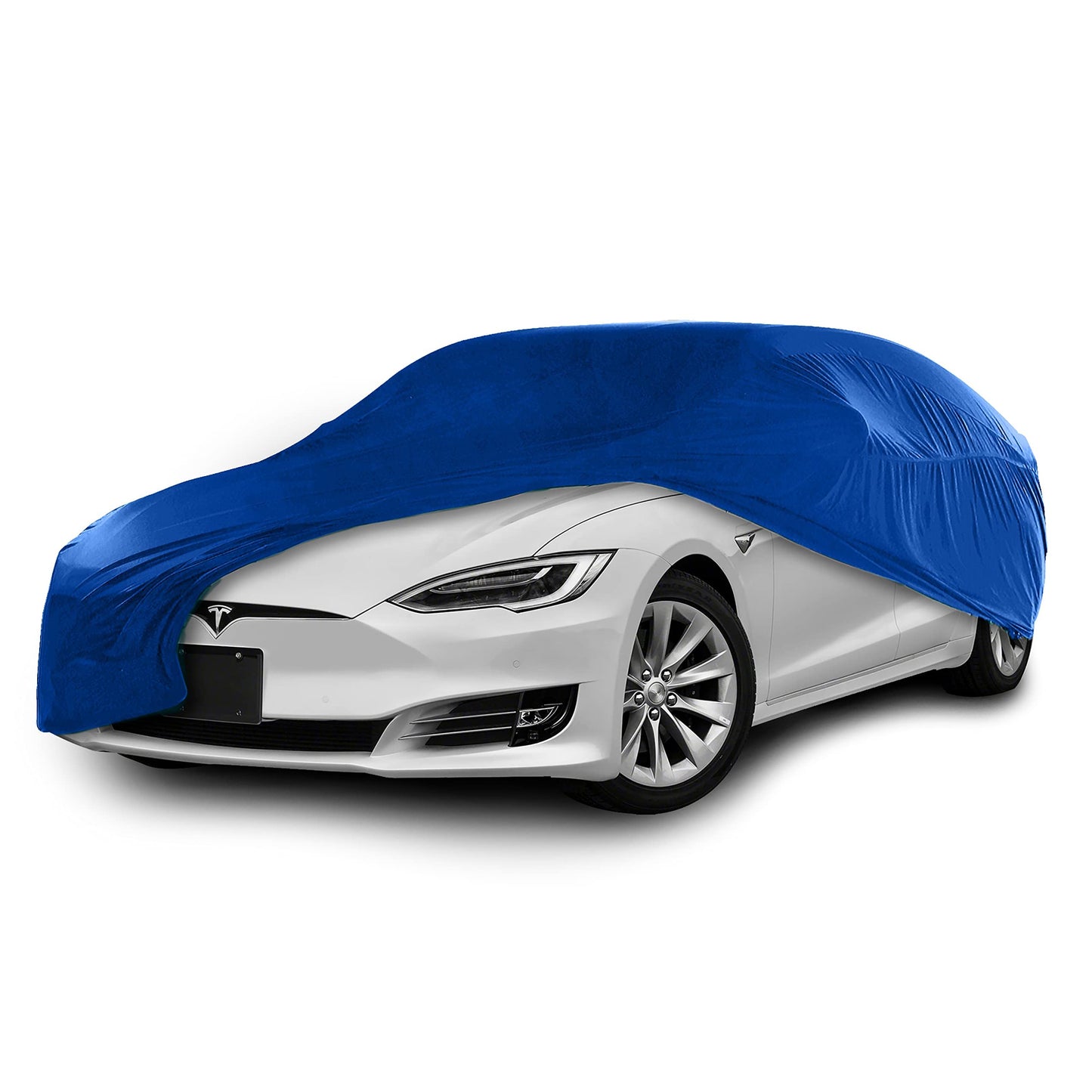 Cosmos - Indoor Car Cover compatible with main Coupé models, Elastic, Breathable and Dustproof Fabric, Soft Lining, Snug Fit, Blue
