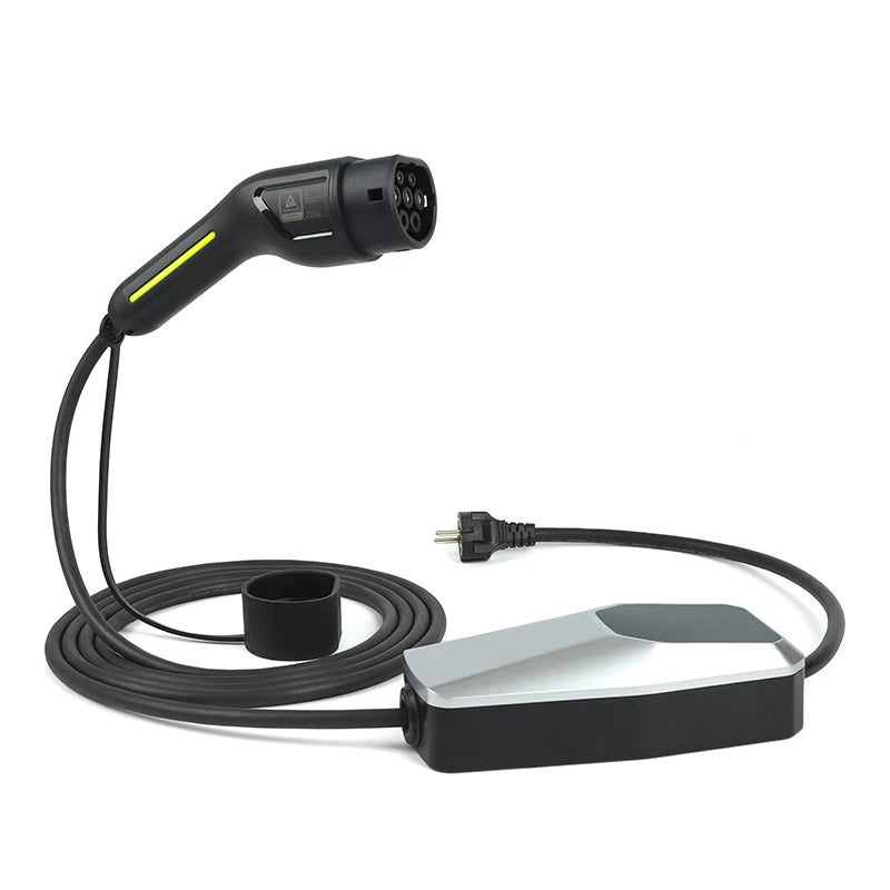 Type 2 EV Charger 3.5KW 7KW 11KW 16A/32A 1 phase 3 phase  EVSE Charging Cable Mode 2 for Electric Car