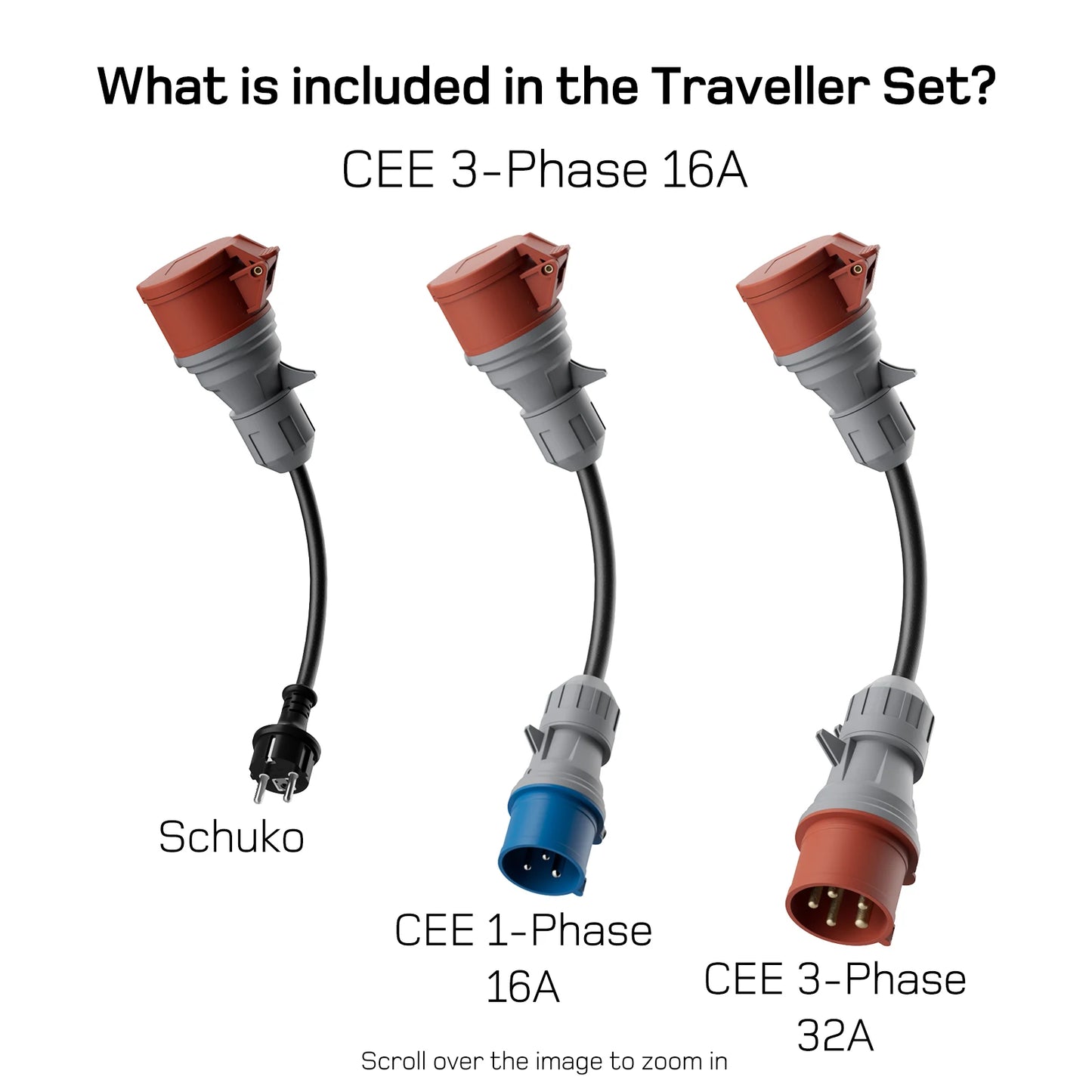 dé Wallbox with App 11kW 22kW CEE to Type 2 Socket EV Charger 16A 32A 3Phase RFID Control Electric Vehicle Charger