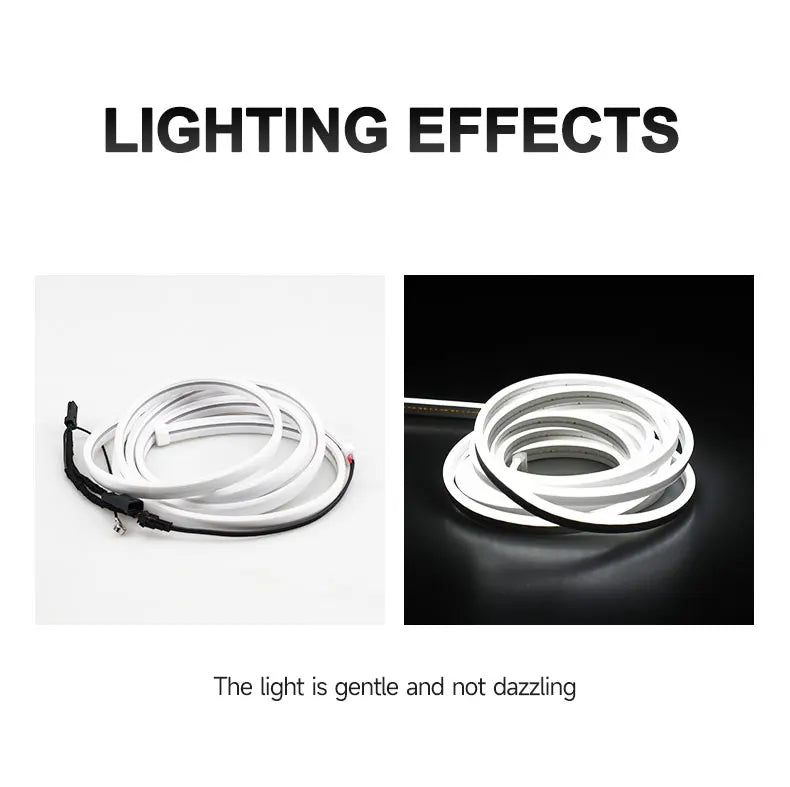 Upgrade 12V Front Trunk Brighten LED Strip Waterproof Flexible DIY Flexible Front Rear Trunk Silicone Light For Tesla Model 3 Y