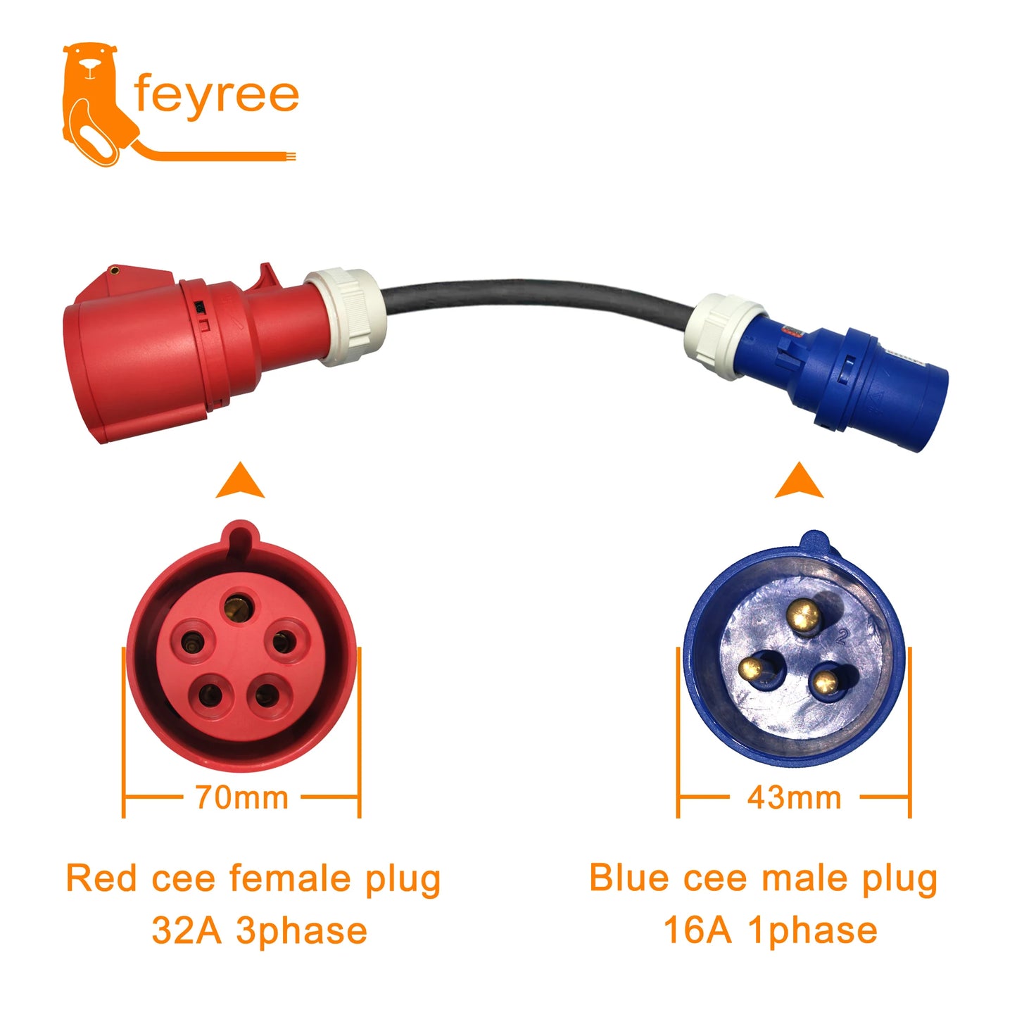 feyree EVSE Wallbox Type2 Cable EV Car Chager 7KW 11KW 22KW Electric Vehicle Charging Station with APP WIFI Control IEC62196-2