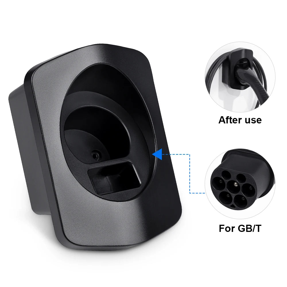 EV Charger Holder Wall Mount Type1 Type2 For Tesla Electric Vehicle Charging Adapter Protection Charger Lead Car Accessories