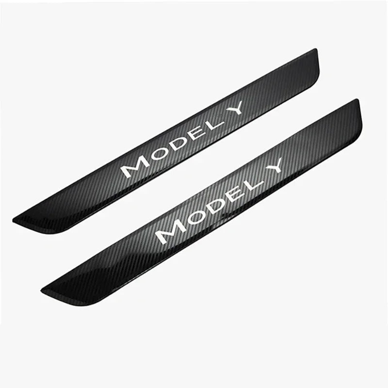 Pedal Guard Protector For Tesla Model Y 2023 Accessories Front Rear Door Sill Anti-Scratch Welcome Pedal Stainless Protective