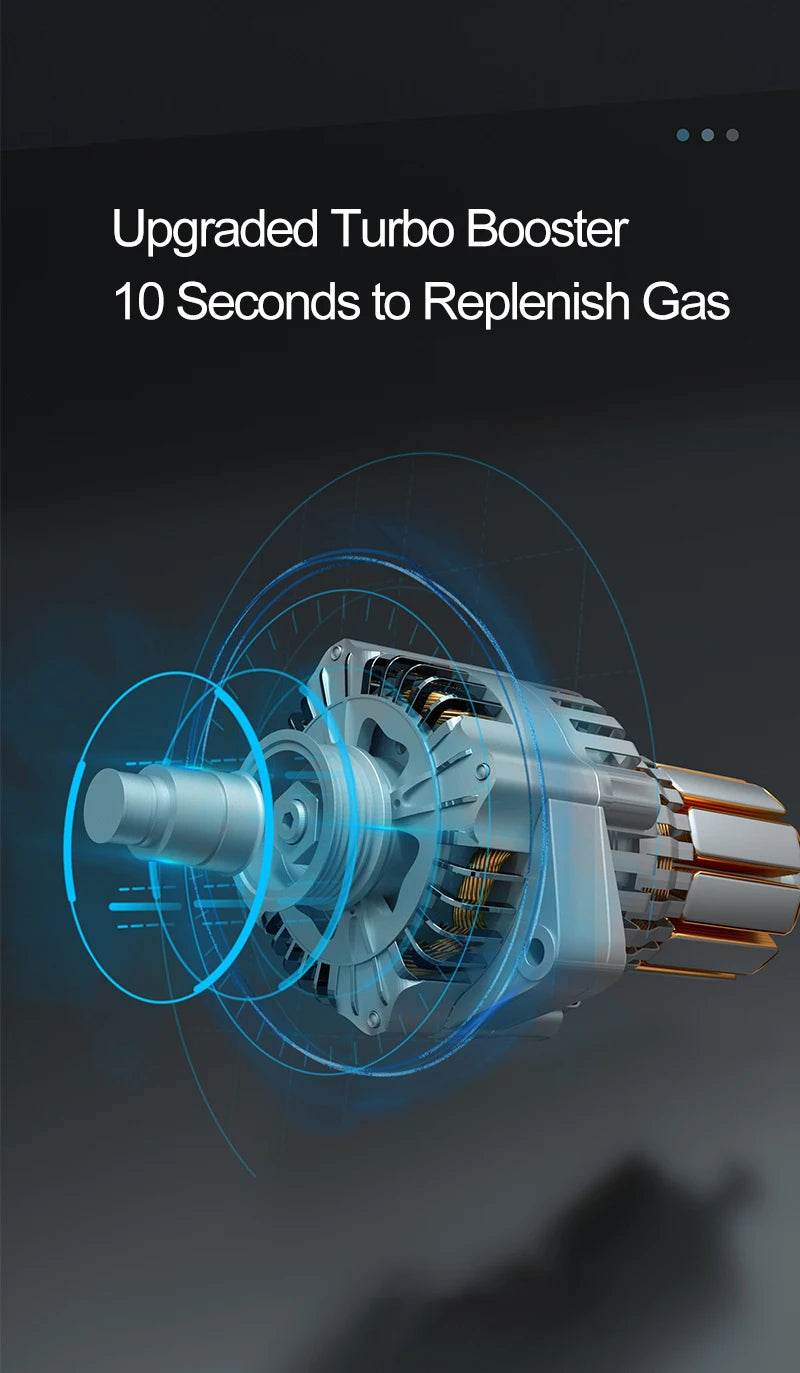 GUWIEYG rechargeable inflatable pump portable air compressor steam digital display can be filled with car tires bicycle ball