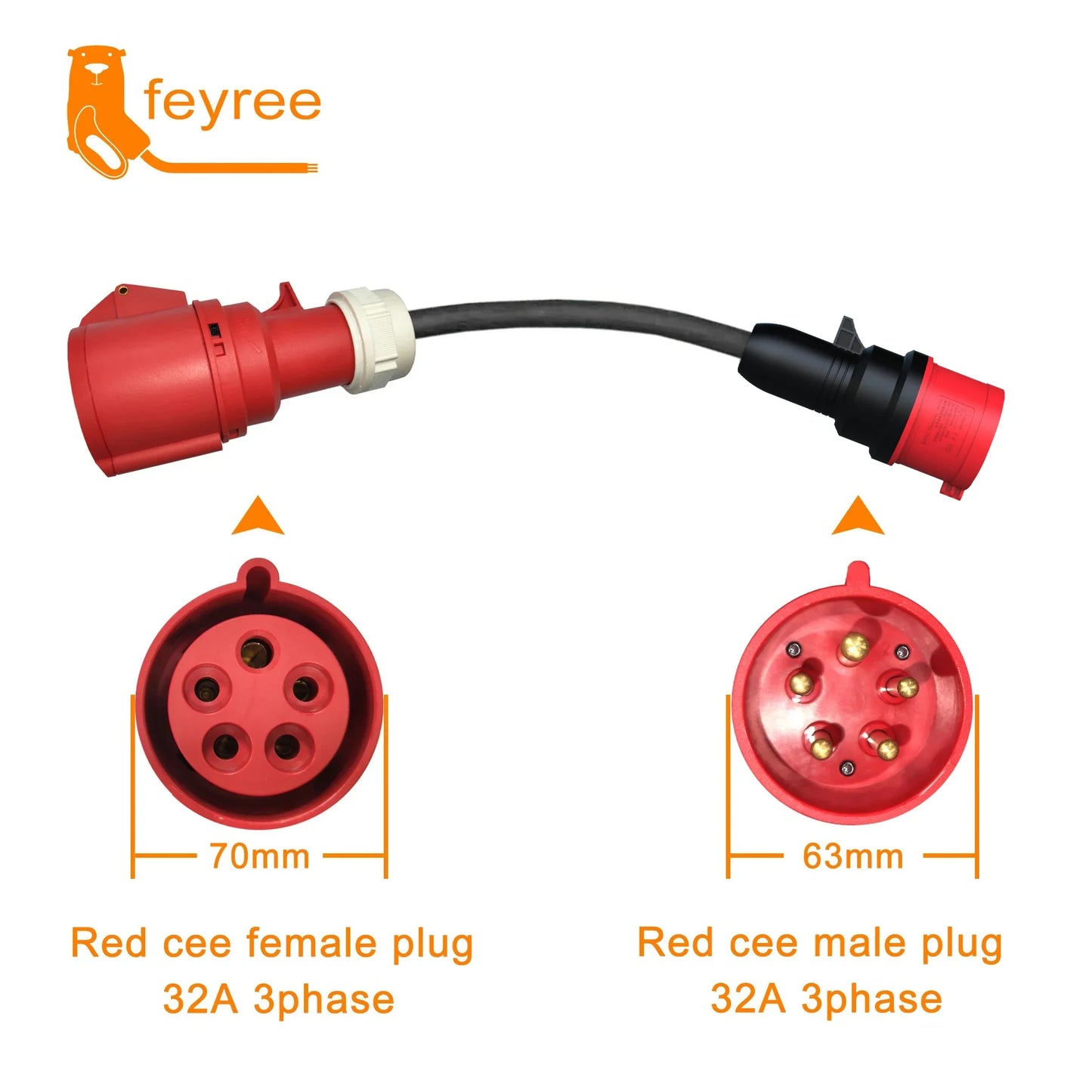 feyree EVSE Wallbox Type2 Cable EV Car Chager 7KW 11KW 22KW Electric Vehicle Charging Station with APP WIFI Control IEC62196-2