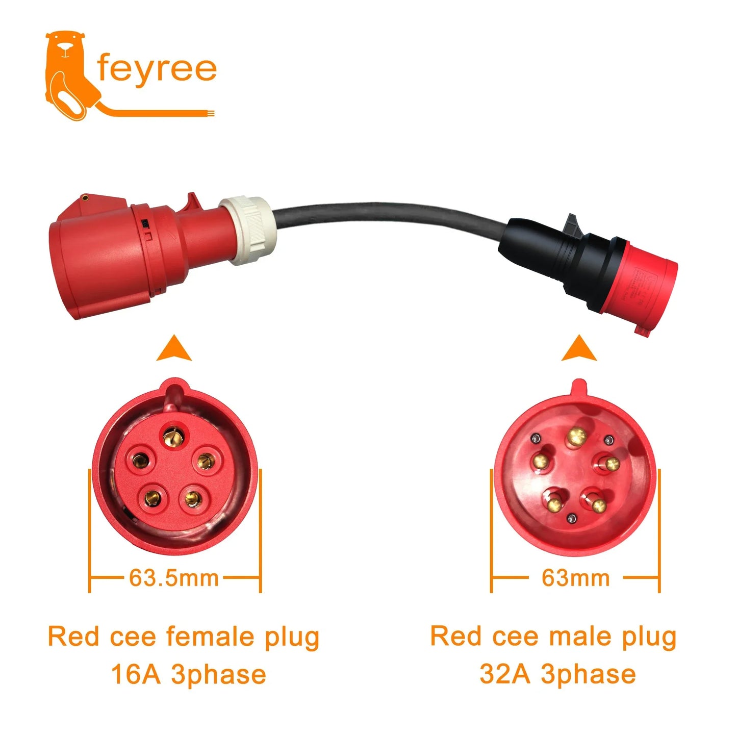 feyree EVSE Wallbox Type2 Cable EV Car Chager 7KW 11KW 22KW Electric Vehicle Charging Station with APP WIFI Control IEC62196-2