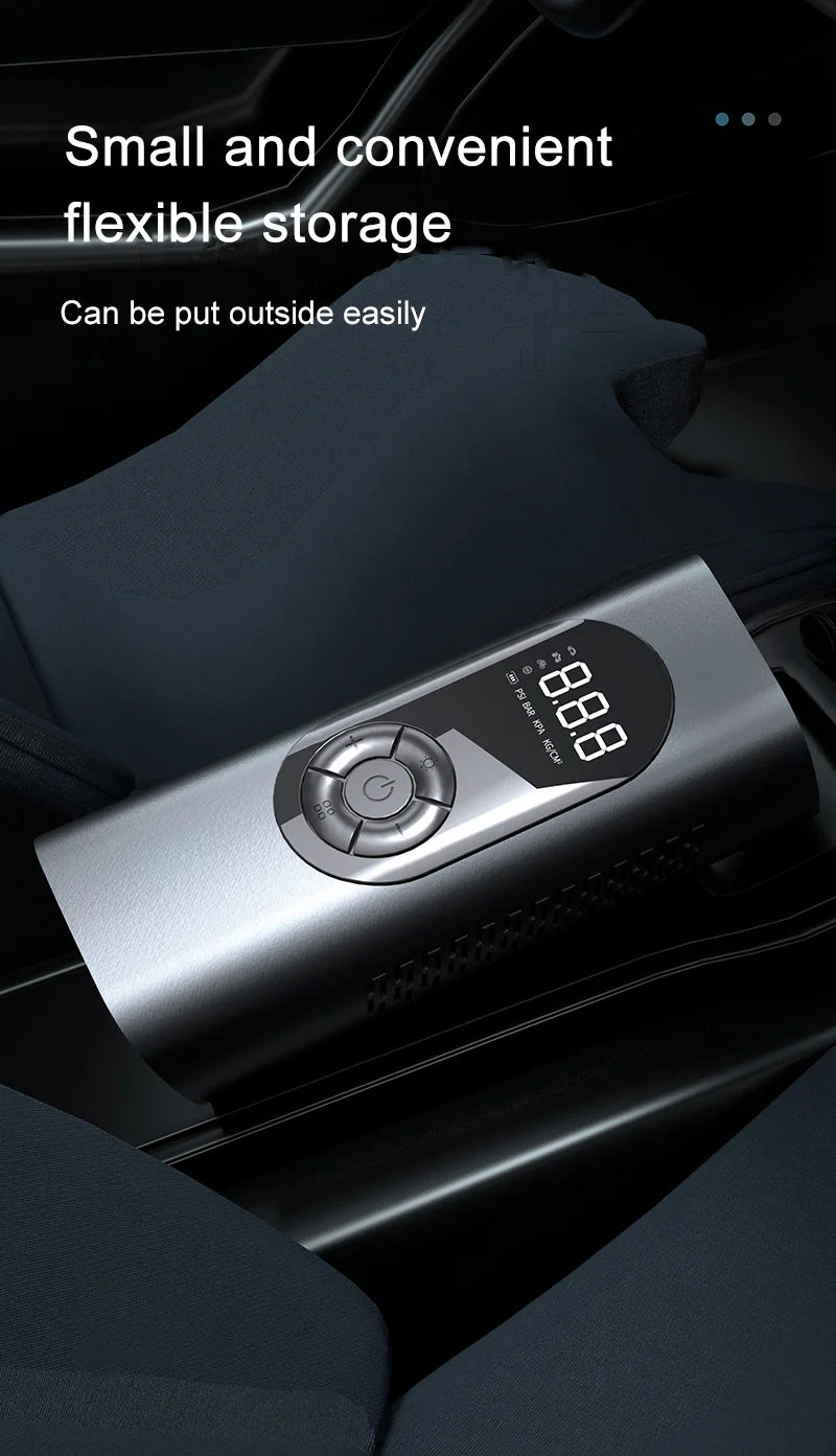 GUWIEYG rechargeable inflatable pump portable air compressor steam digital display can be filled with car tires bicycle ball