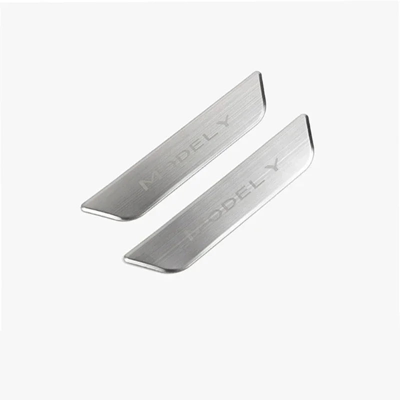 Pedal Guard Protector For Tesla Model Y 2023 Accessories Front Rear Door Sill Anti-Scratch Welcome Pedal Stainless Protective