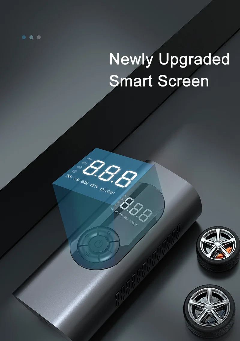 GUWIEYG rechargeable inflatable pump portable air compressor steam digital display can be filled with car tires bicycle ball