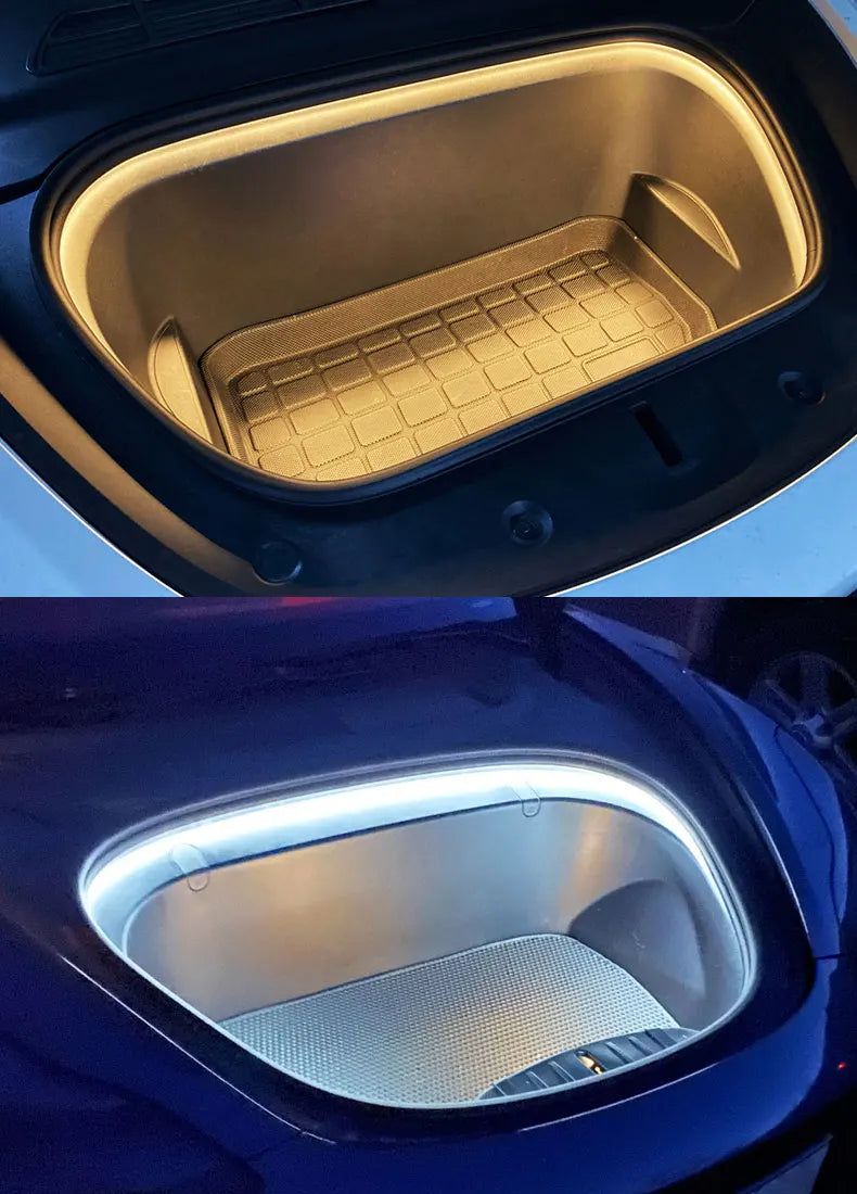 Upgrade 12V Front Trunk Brighten LED Strip Waterproof Flexible DIY Flexible Front Rear Trunk Silicone Light For Tesla Model 3 Y