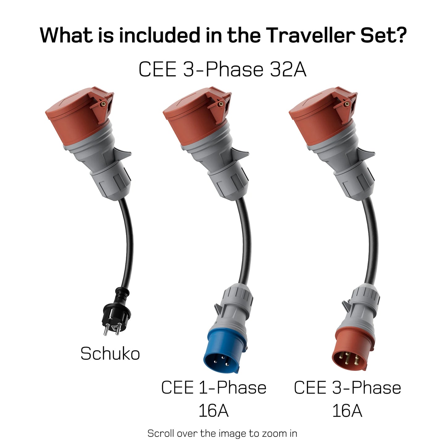 dé Wallbox with App 11kW 22kW CEE to Type 2 Socket EV Charger 16A 32A 3Phase RFID Control Electric Vehicle Charger