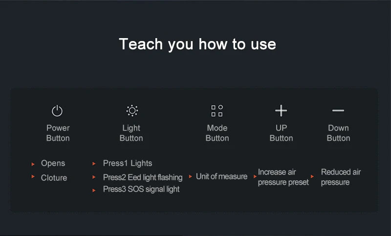GUWIEYG rechargeable inflatable pump portable air compressor steam digital display can be filled with car tires bicycle ball