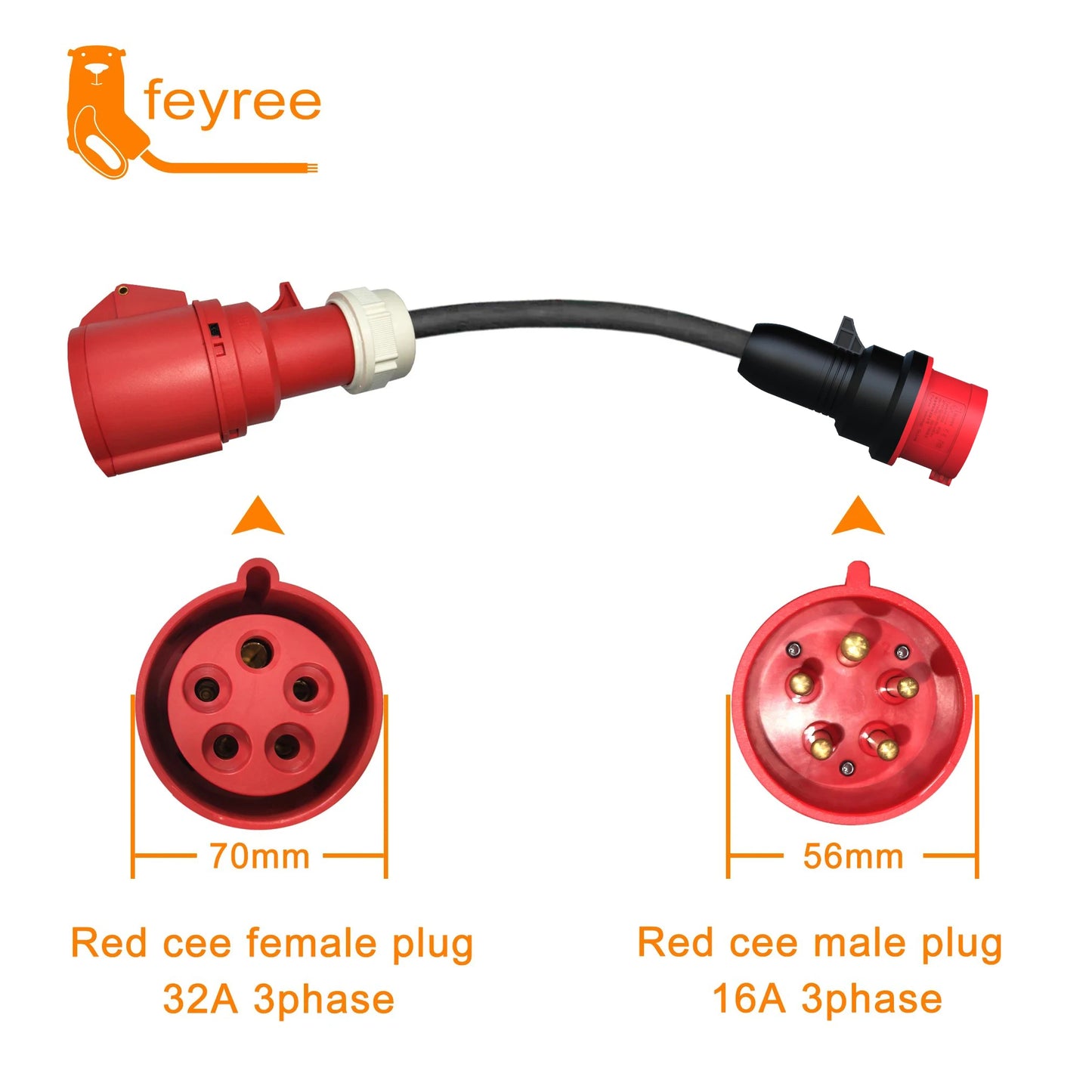 feyree EVSE Wallbox Type2 Cable EV Car Chager 7KW 11KW 22KW Electric Vehicle Charging Station with APP WIFI Control IEC62196-2