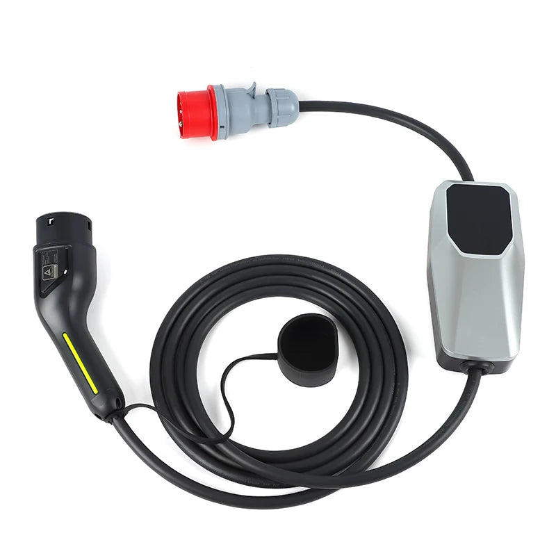 Type 2 EV Charger 3.5KW 7KW 11KW 16A/32A 1 phase 3 phase  EVSE Charging Cable Mode 2 for Electric Car