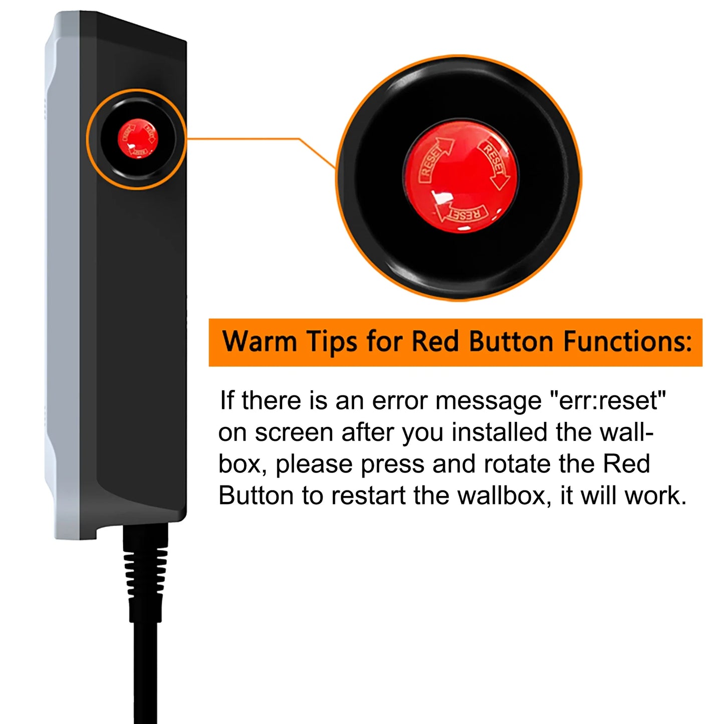 feyree EV Charger Type1 Cable j1772 Socket 32A 40A 50A Single Phase EVSE Wallbox Charging Station APP Control for Electric Car