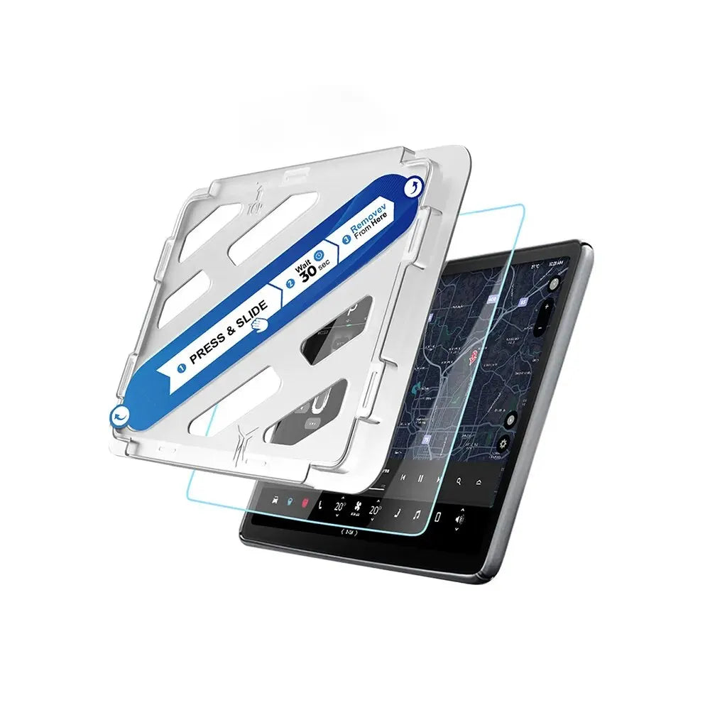 For 13 Inch Screen Car Central Control Film Tempered Glass Screen Protector Anti-Blue Light Film Hd Film Fit For Tesla Model 3 Y