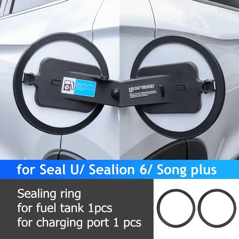 Charging Port Plug Fuel Tank Sealing Ring For BYD Song Plus Seal U Sealion 6 2025 2024 2023 2022 Waterproof Accessories