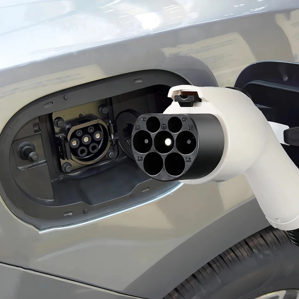 Teschev 110V 230V GBT EV Charger Electric Vehicle Charger Level 2 EVSE Charging Cable Wallbox Type 2 16A Car Charger